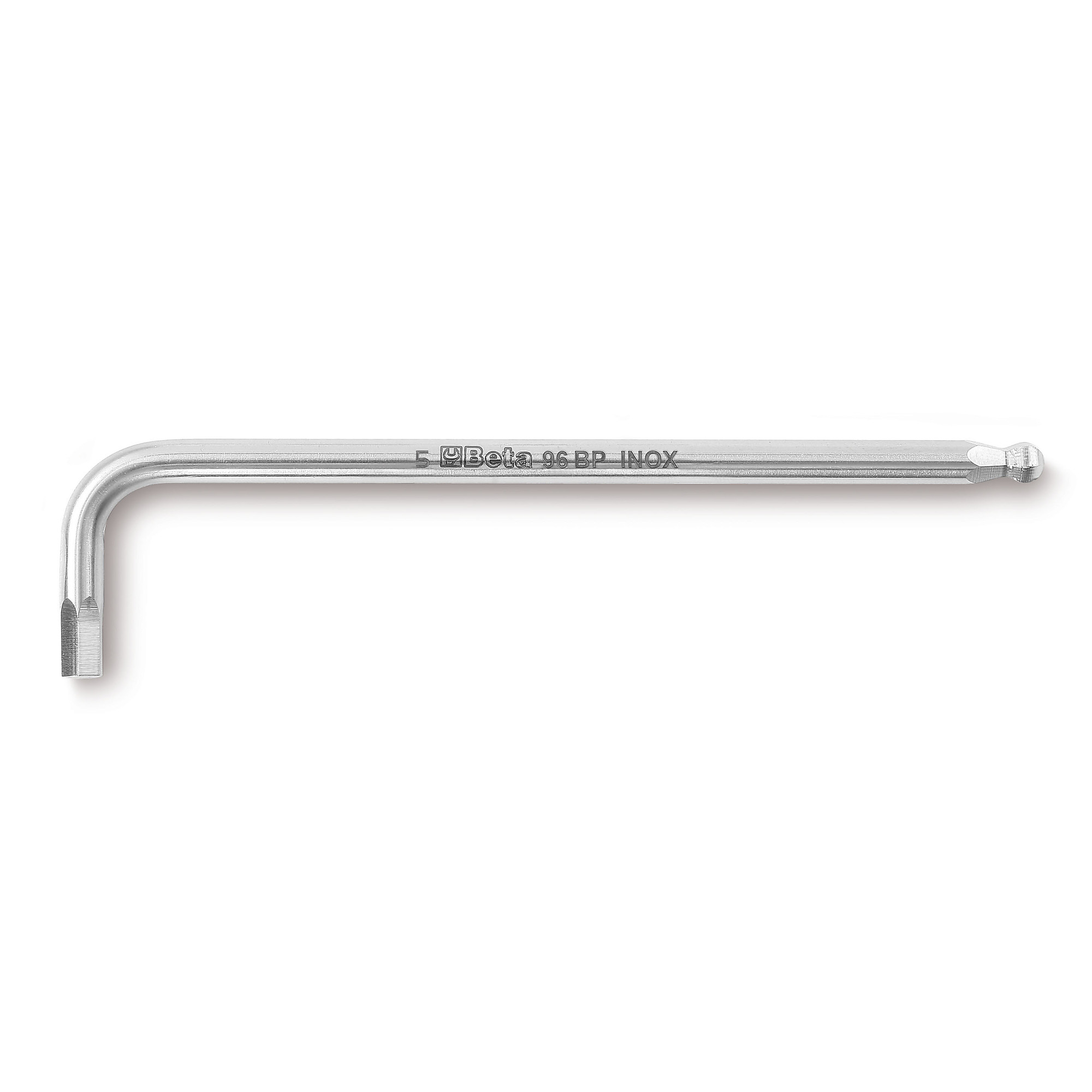 Beta, Stainless Steel Ball End Hex Key, Extra Long, 8mm, Pieces (qty.) 1 Model# 96BPINOX 8